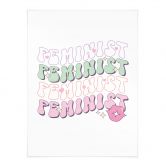Poster Feminist Kussmund Pop Art 