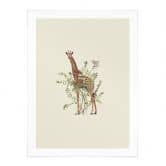 Poster Florale Giraffe - Frida Floral Studio 