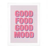 Poster Good food good mood - Fritsch 