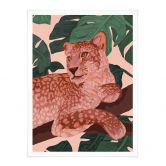 Poster Goed Blauw - Goldener Panther 