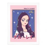 Poster Anime-Girl "Lana del Rey" - Gomes 