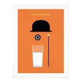 Plakat Inspireret af filmen "Clockwork Orange" - Gomes 