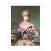 Plakat Fremtiden er kvindelig | Feminisme - Grace Digital Art 