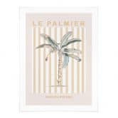 Poster Palme an der Französischen Riviera - Grace Digital Art 