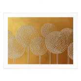 Poster Witte parelbloemen - Grande 