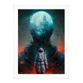 Poster Heine - Astronaute en voyage - Astro Cruise 