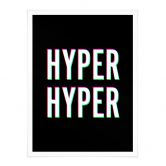 Poster Hyper Hyper - Glitch Effekt 