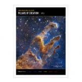 Poster James Webb Telescope - Pillars of Creation Compass 