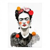 Poster Frida Kahlo Pop-Art Porträt - Jaszke 