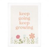 Poster Keep going keep growing | Mindset poster met motiverende slogan 