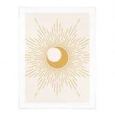 Poster Goldene Sonnenstrahlen - KsanaKalpa 