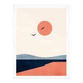 Poster Kubistika - Auf einer Reise 