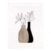 Poster Kubistika - Minimalistische Pflanzen - aus der Cosy Kollektion 