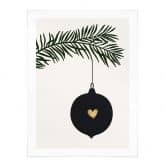 Poster Kubistika - Boule de Noel 