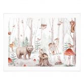 Kinderposter Waldtiere im Herbst - Kvilis 