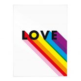 Poster LGBTQIA+ Love Regenbogen 