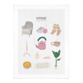 Poster Cozy Vibes mit Hygge-Deko - Lizde 