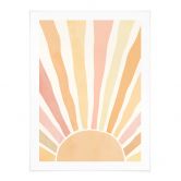 Plakat Boho-solstråler - Manovski 