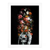 Plakat Astronaut med blomsterarrangement - Nicebleed 
