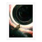 Poster Weltall: Astronaut im Boot - Nicebleed 