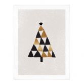 Poster Weihnachtsbaum geometrisch - Orara Studio 