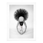Poster Pentony MA - Ballerina Schwarz-Weiß 