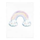 Poster für Kinder - Regenbogenzauber in Pastell 