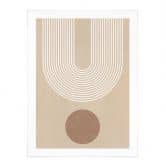 Poster Abstrakte Geometrie in Balance - Ristova 