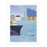 Plakat Rivers - Hamburg 