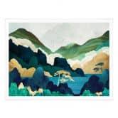 Poster SpaceFrog Designs - Dans les montagnes 