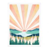 Poster SpaceFrog Designs - Retro Sommer 