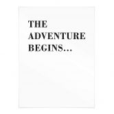Poster The Adventure Begins 