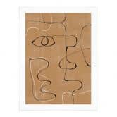 Poster Miuus Studio - Abstract Gezicht 