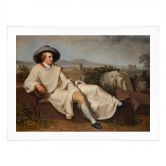 Plakat Tischbein - Goethe i den romerske campagna 