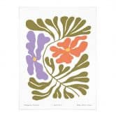 Abstrakt blomsterplakat i retrostil - Treechild 