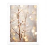 Poster Filigrane Blätter Beige - Treechild 