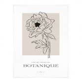 Poster Lineart Blume beige - Treechild 