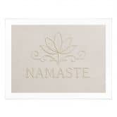 Poster Namaste mit Lotus - Treechild 