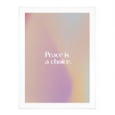 Poster Vrede is een keuze - Treechild 