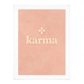 Spirituel karma plakat i pink - Treechild 