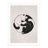 Poster Katten Ying & Yang - Tunaboylu 