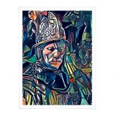 Poster Zamart - Hommage an Rembrandt - Der Mann  