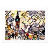 Poster Zamart - Kandinsky trifft London Big Ben 