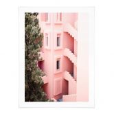 Poster Zwart - Mediterrane Architektur 