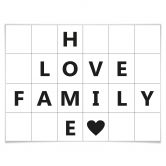 Poster Home Love Family 