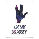 Poster Live long and prosper 