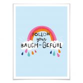 Poster H:)PPY LIFE - Follow your Bauchgefühl 