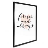 Poster Confetti & Cream - Forever and always 