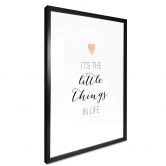 Poster Confetti & Cream - It's the little things in life 