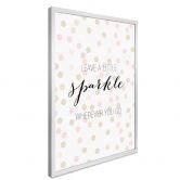 Poster Confetti & Cream - Leave a little sparkle wherever you go 